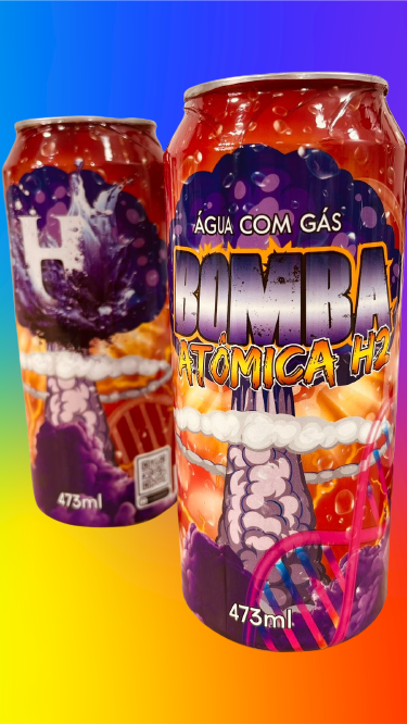 16 Latas Bomba Atomica - HIDROGENIO MOLECULAR BLUE ORIGIN