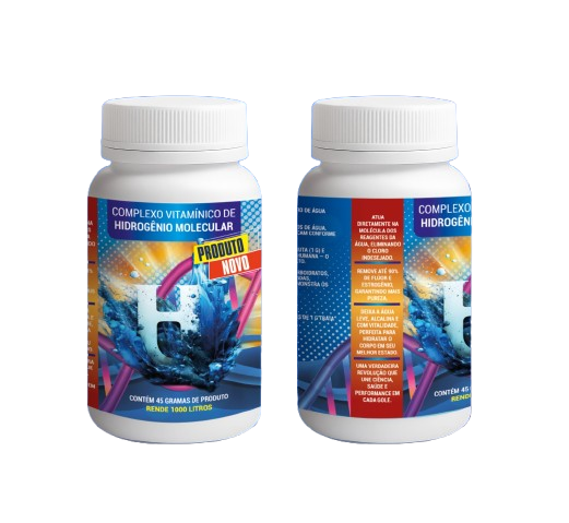 H2 Pró Master 64 unidades - Elimina 100% Cloro, 90% Fluor e Neutraliza Hormonios