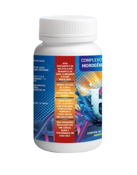 H2 Pró Master 64 unidades - Elimina 100% Cloro, 90% Fluor e Neutraliza Hormonios