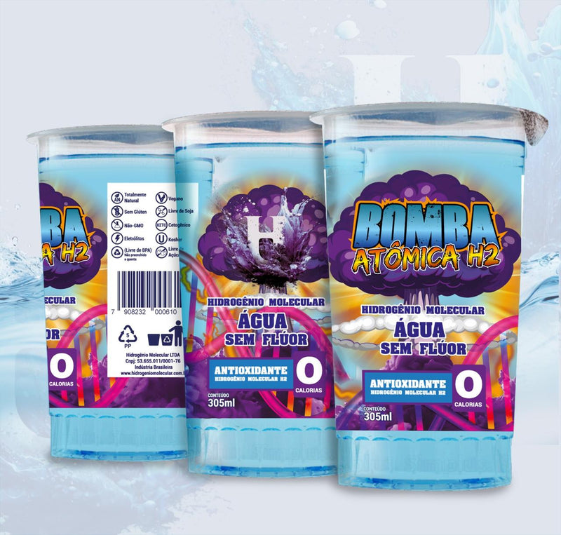 64UNI COMBO PROMOCIONAL MISTO H2 e BOMBA ATOMICA PH10 305ML